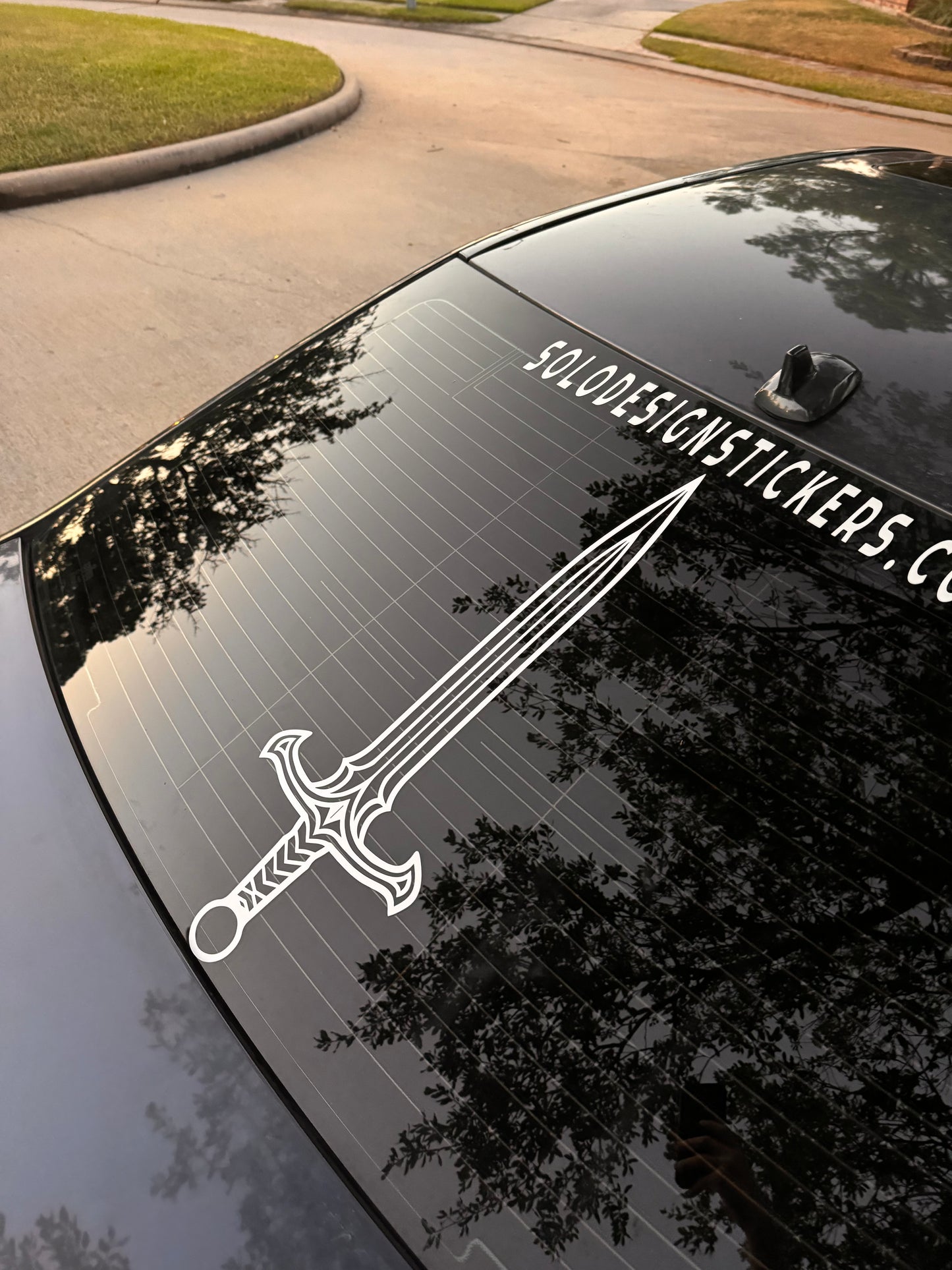 Medieval Sword Decal