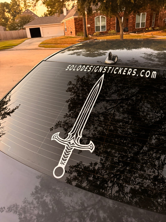 Medieval Sword Decal