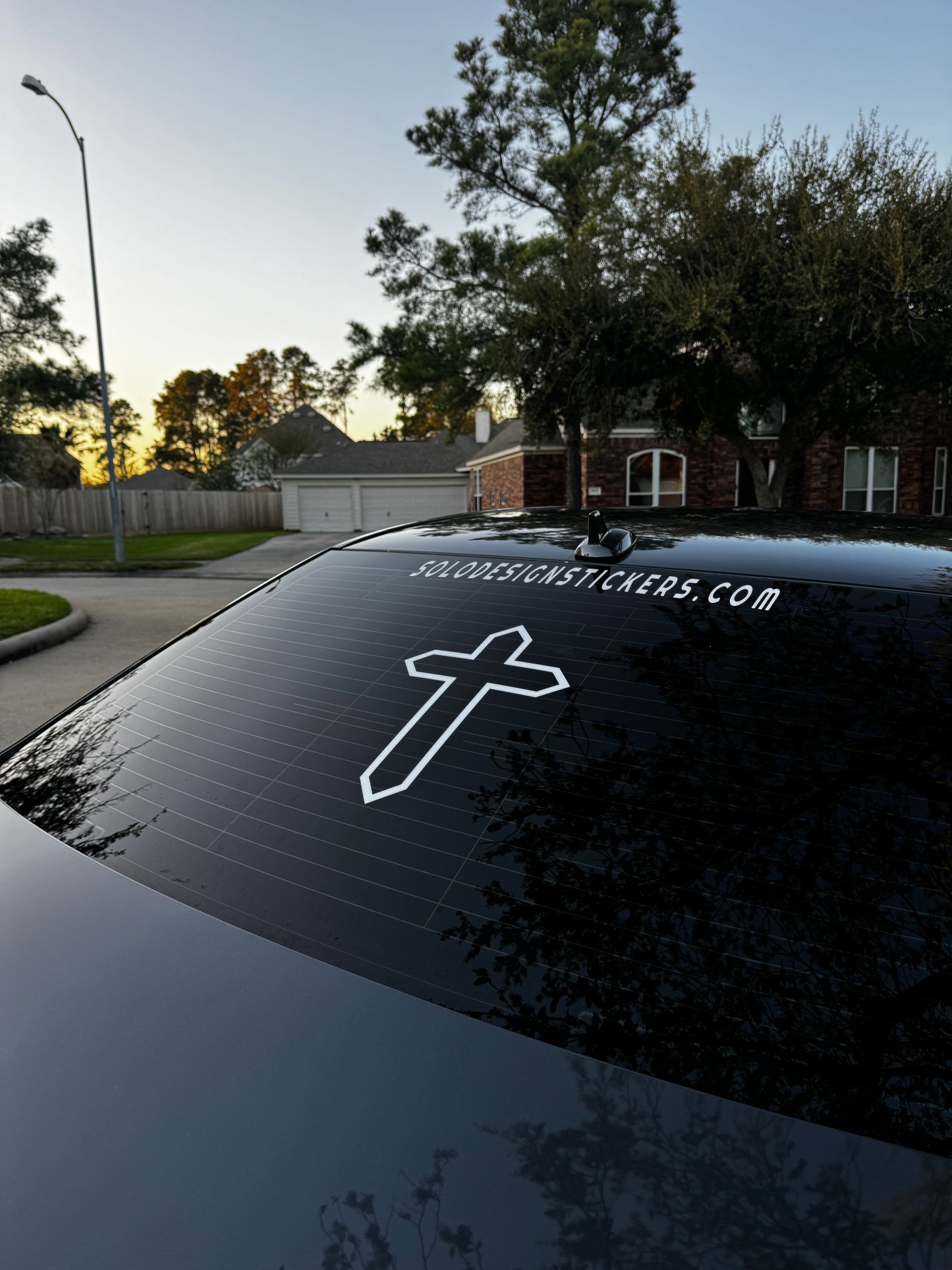Simple Cross Decal