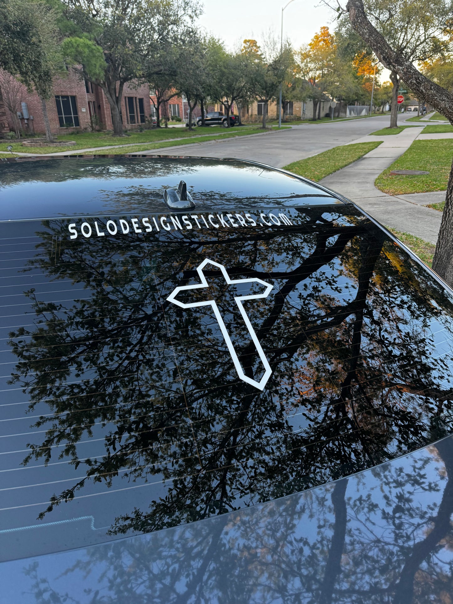 Simple Cross Decal