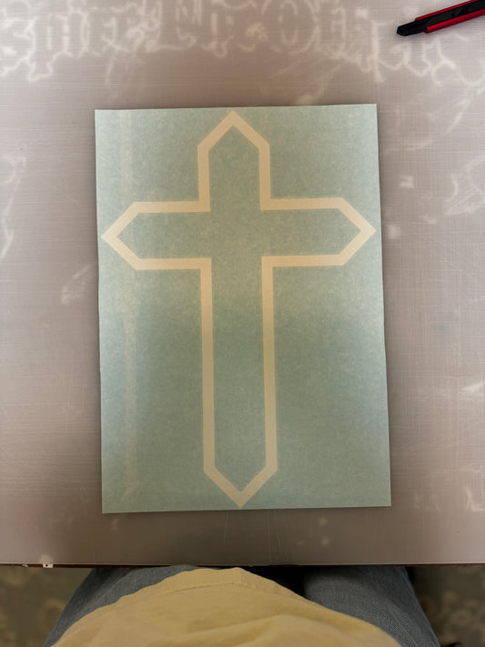 Simple Cross Decal