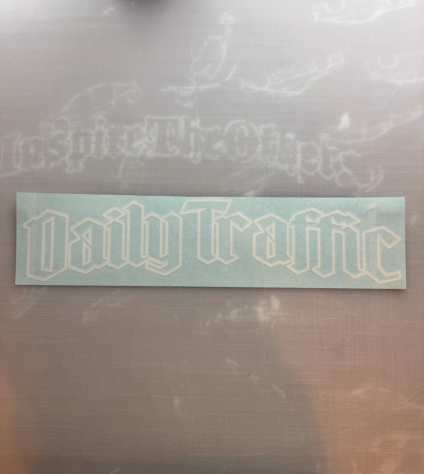Daily Traffic Car Banner Sticker