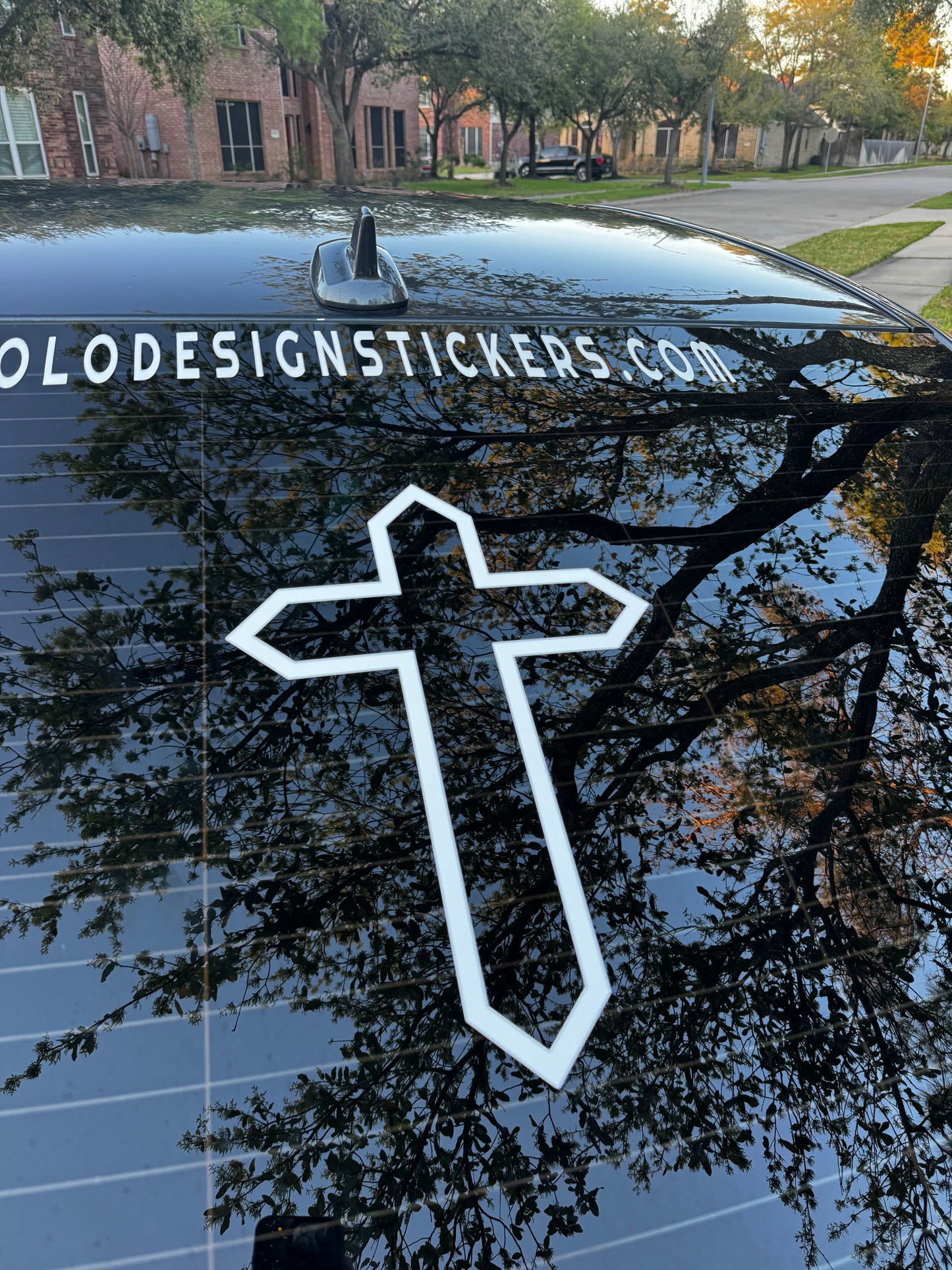 Simple Cross Decal
