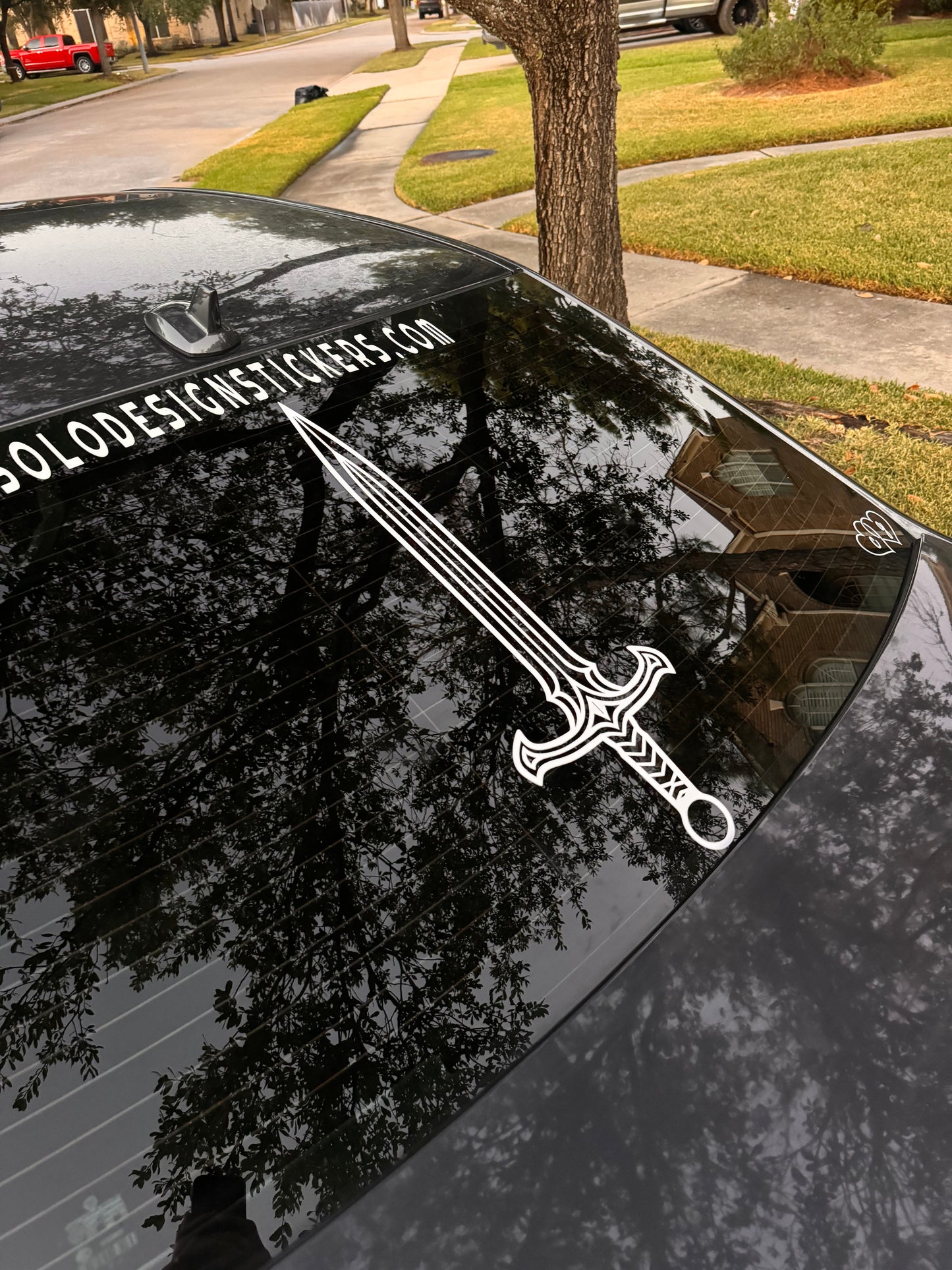 Medieval Sword Decal