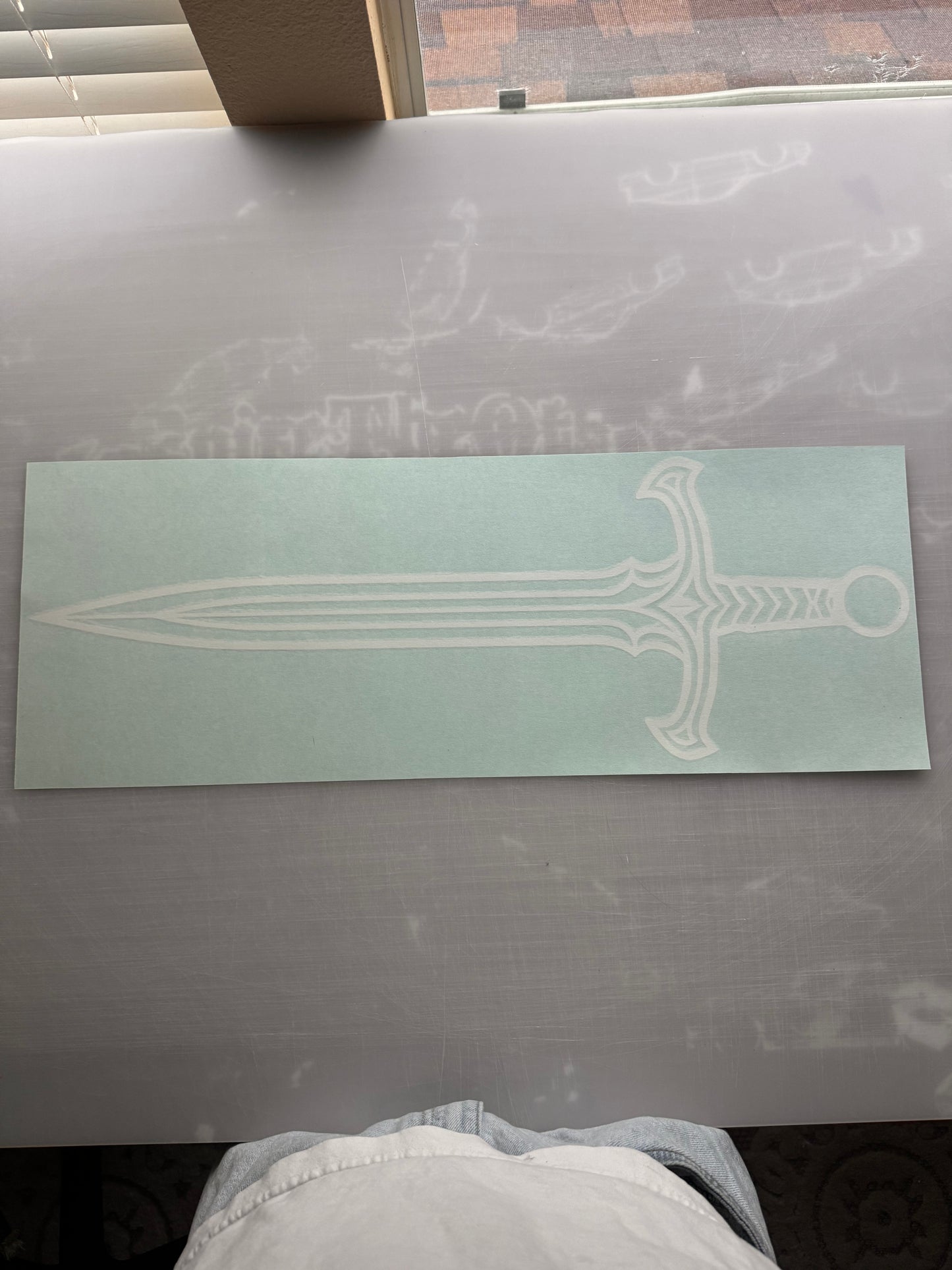 Medieval Sword Decal