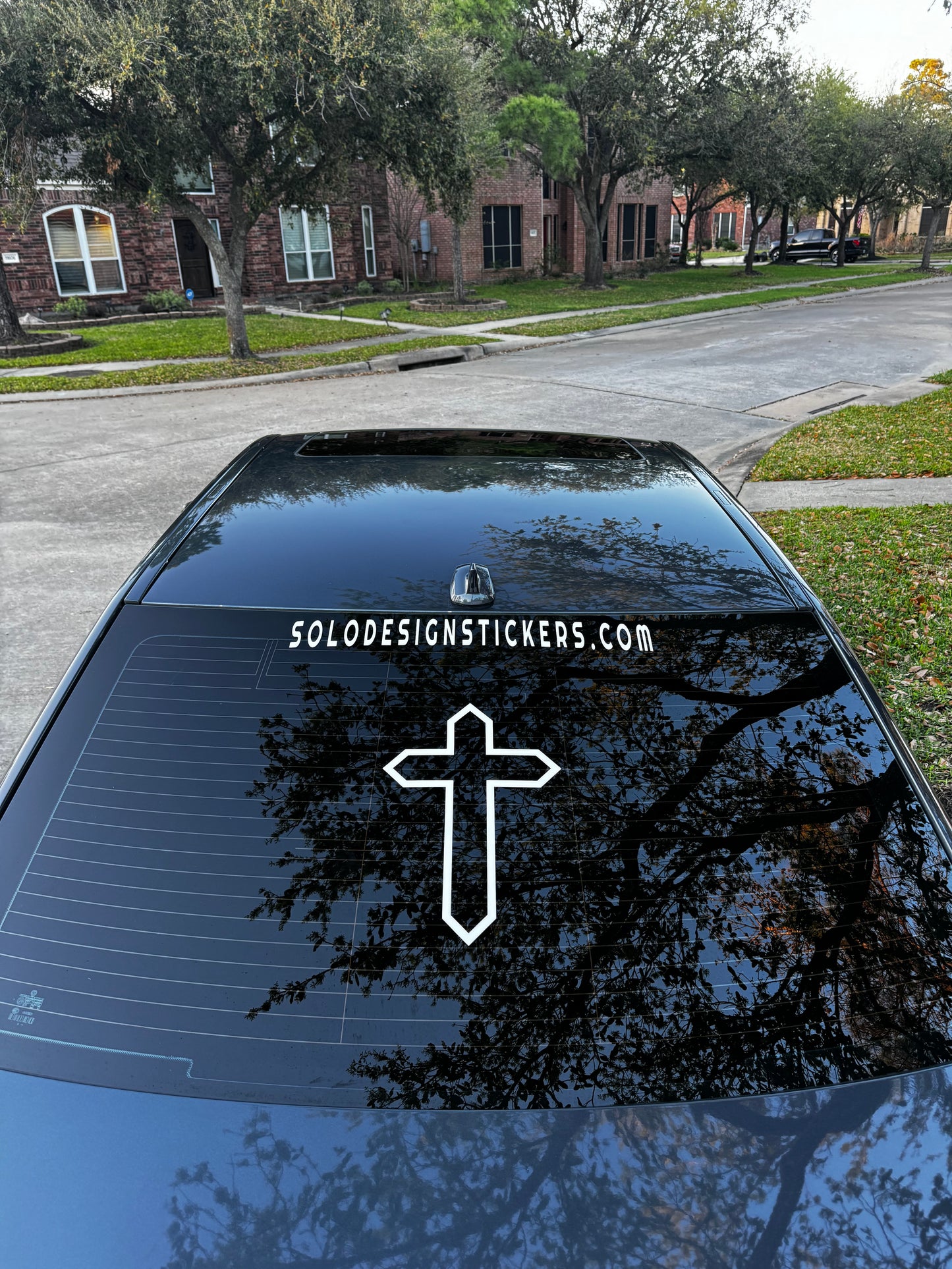 Simple Cross Decal