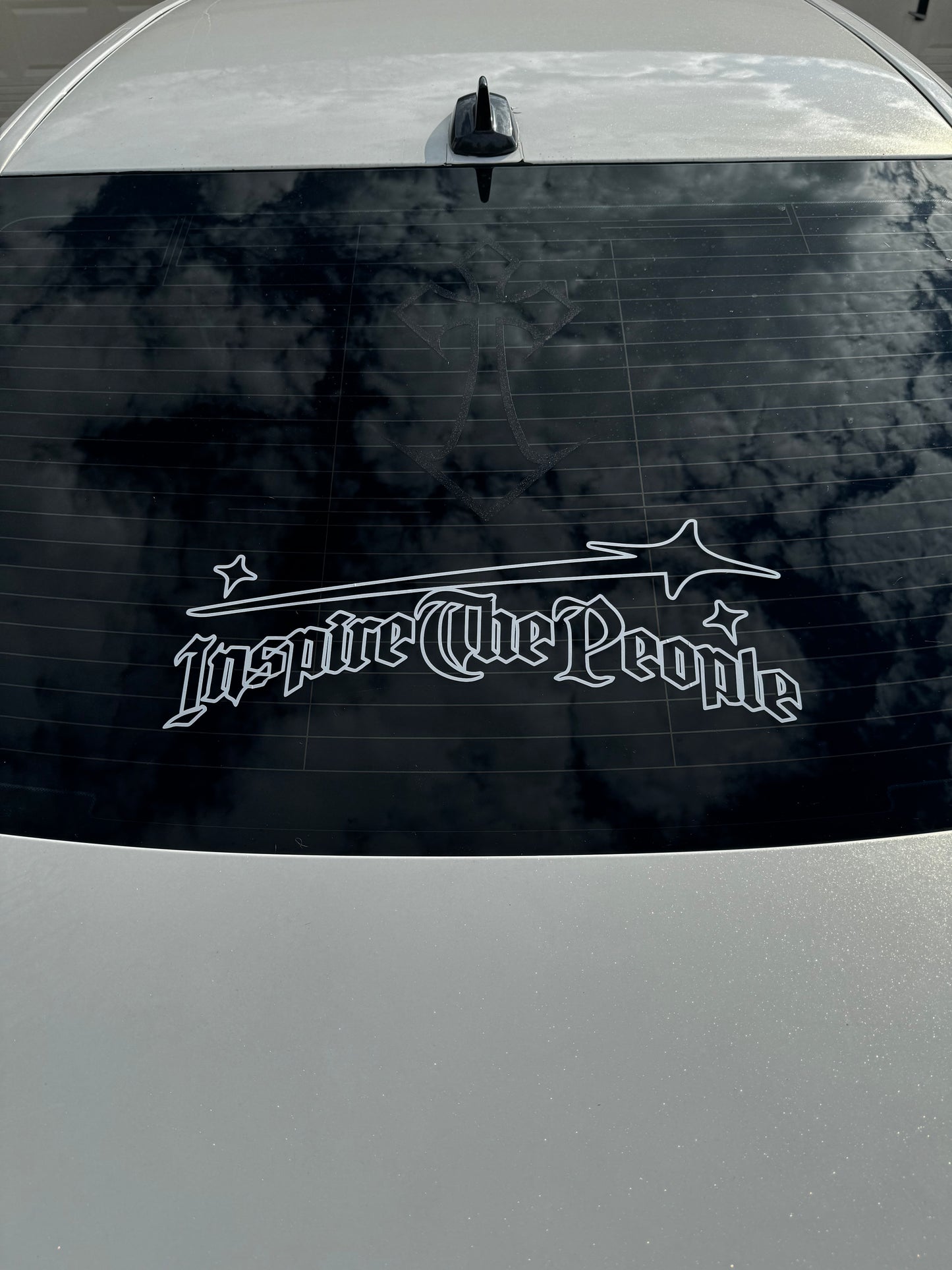 Inspire The People Car Banner Sticker