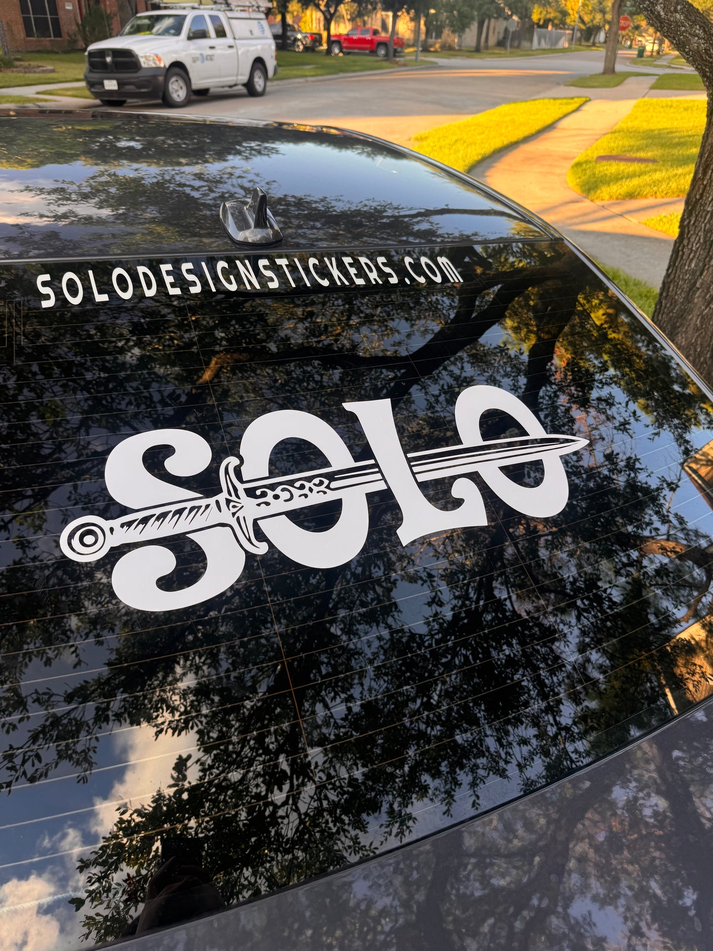SOLO SWORD Car Banner / Decal