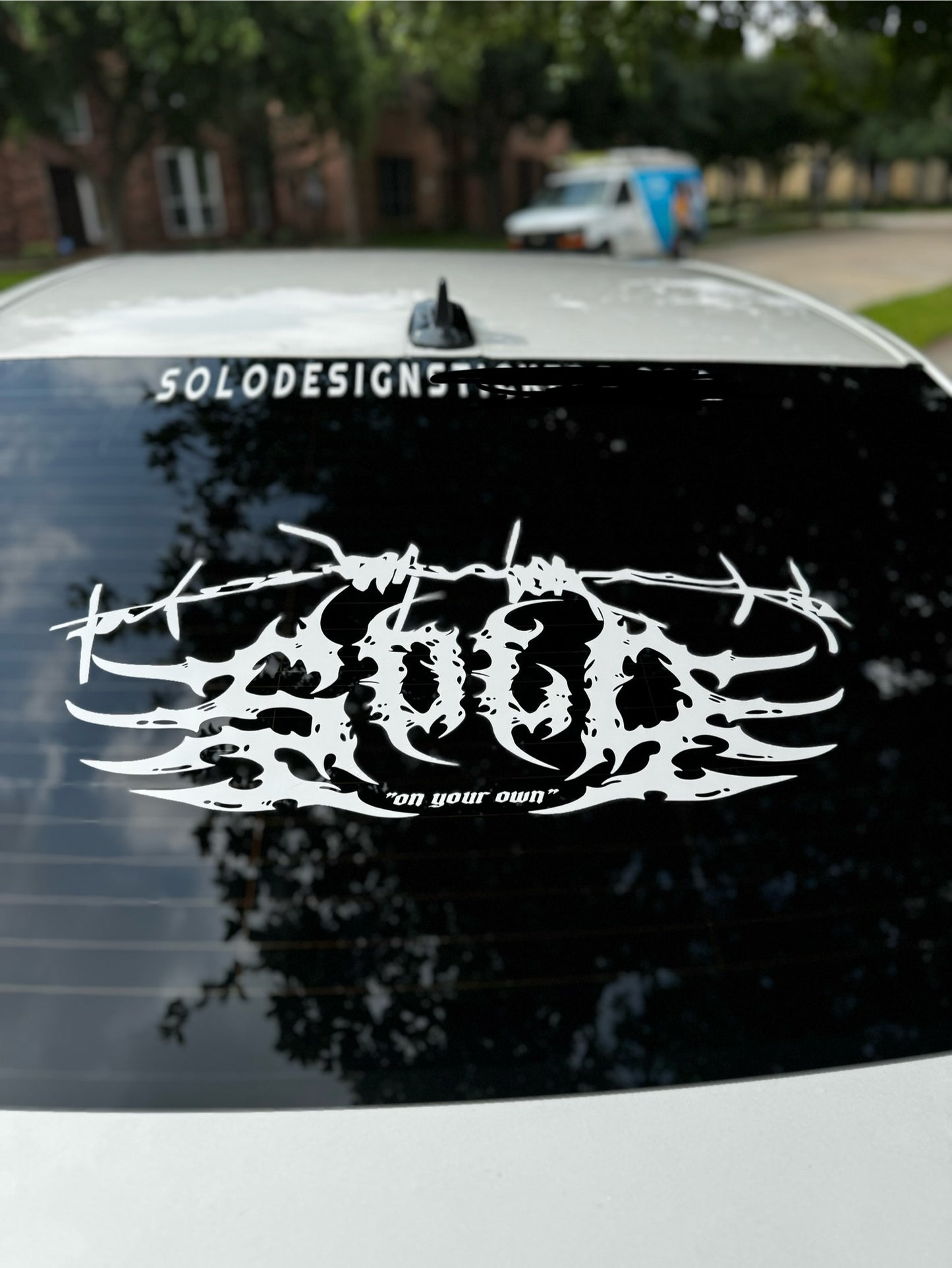 Tribal Solo Car Banner / Decal