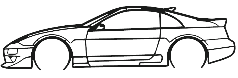 Nissan 300ZX Silhouette Car Sticker