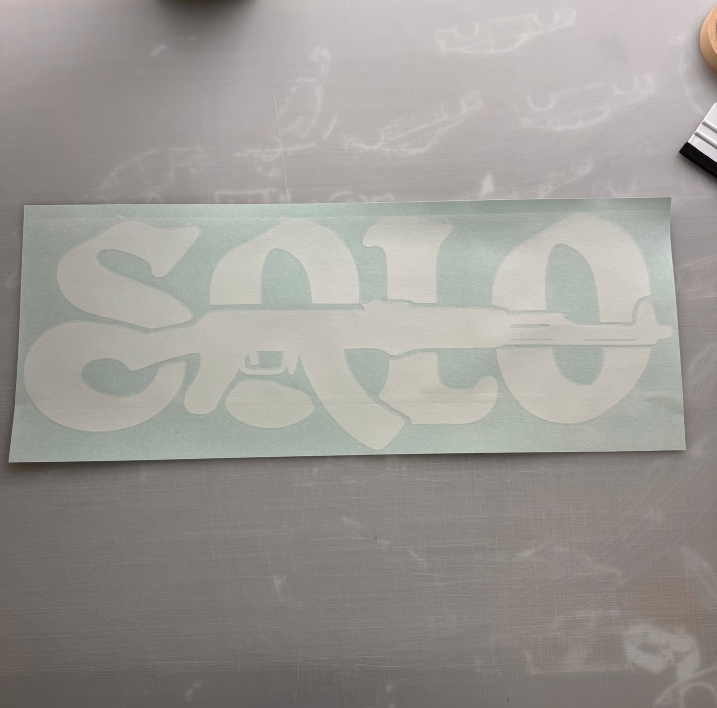 SOLO AK Car Banner / Decal