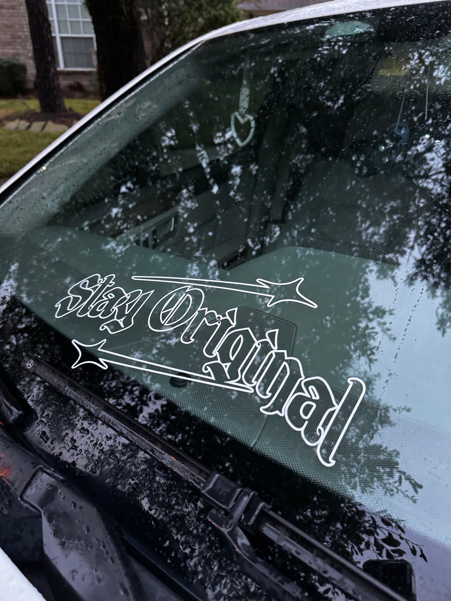 Stay Original Car Banner Sticker