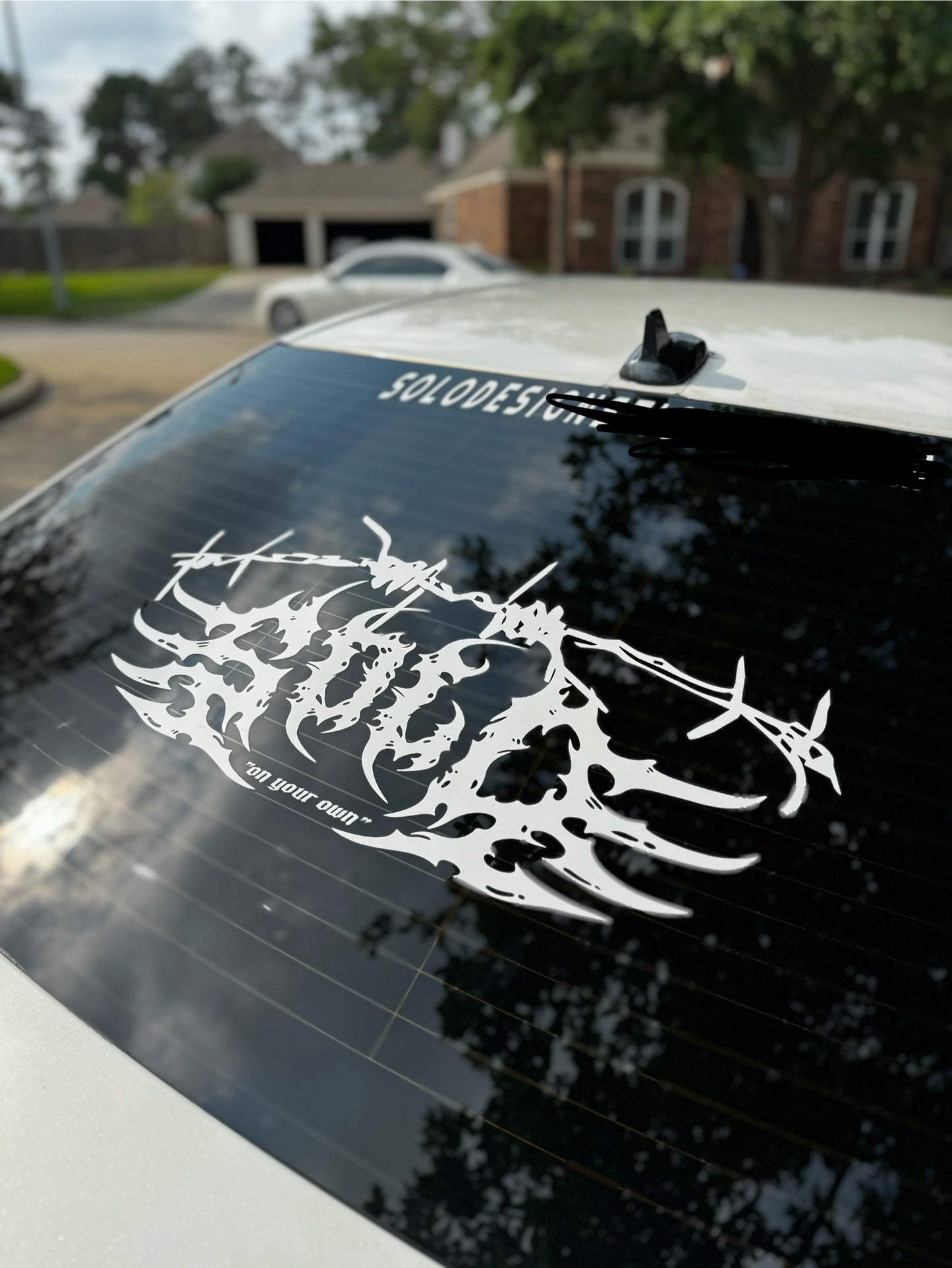 Tribal Solo Car Banner / Decal