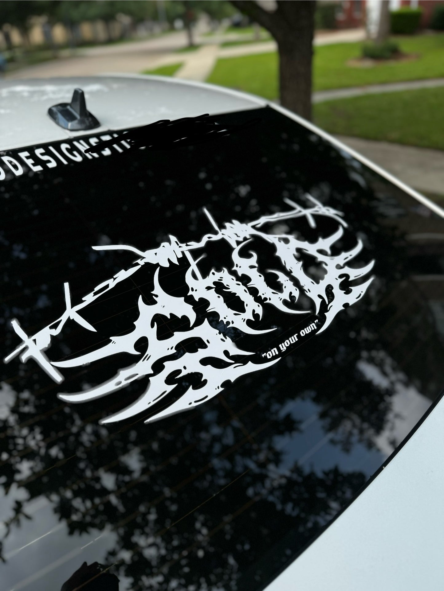 Tribal Solo Car Banner / Decal