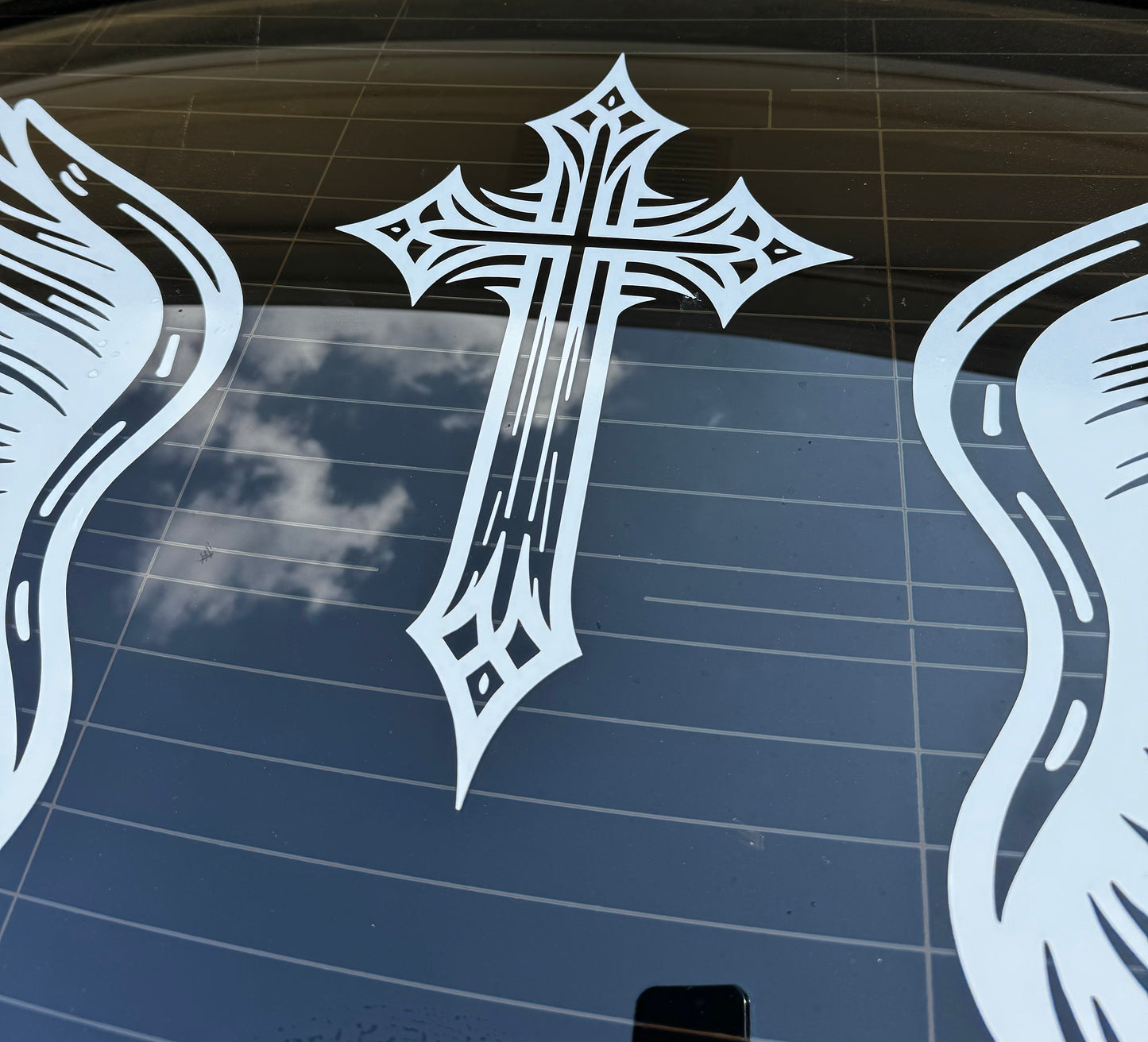 Gothic Cross Decal V1