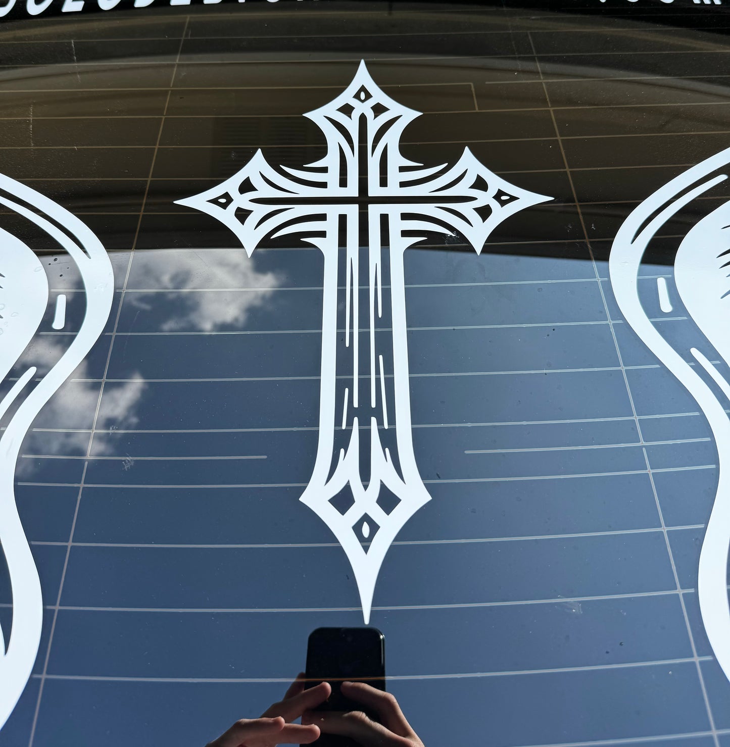 Gothic Cross Decal V1