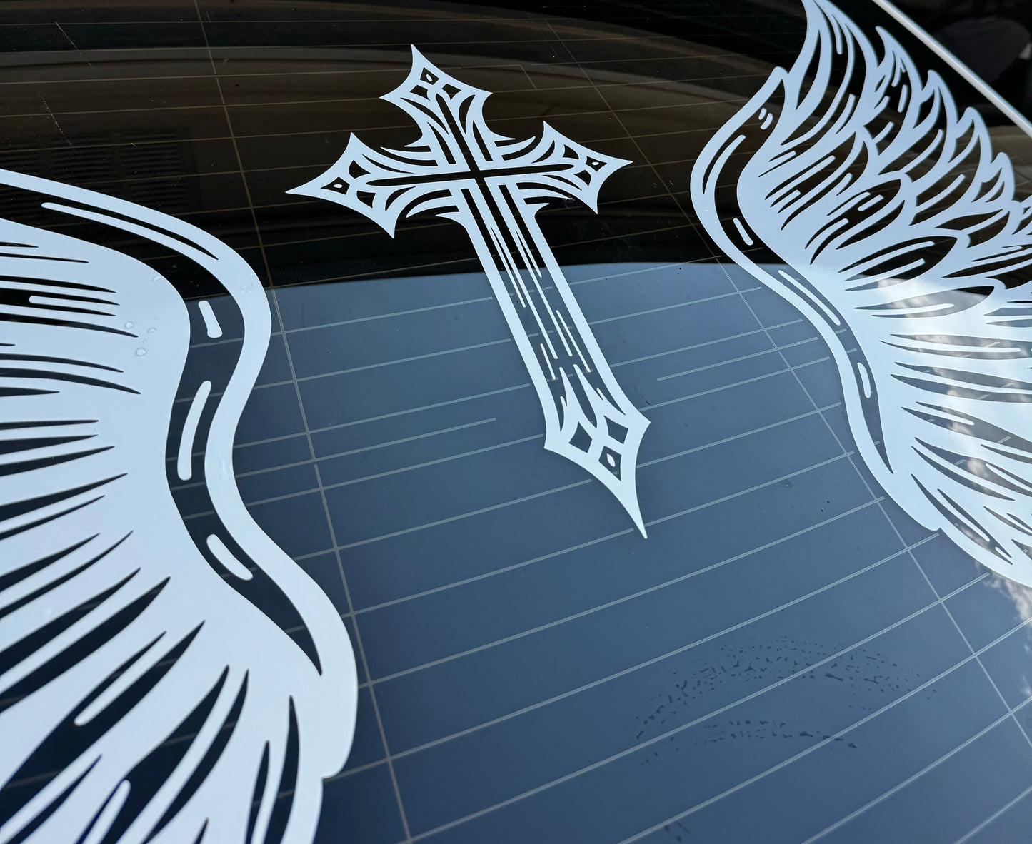 Gothic Cross Decal V1