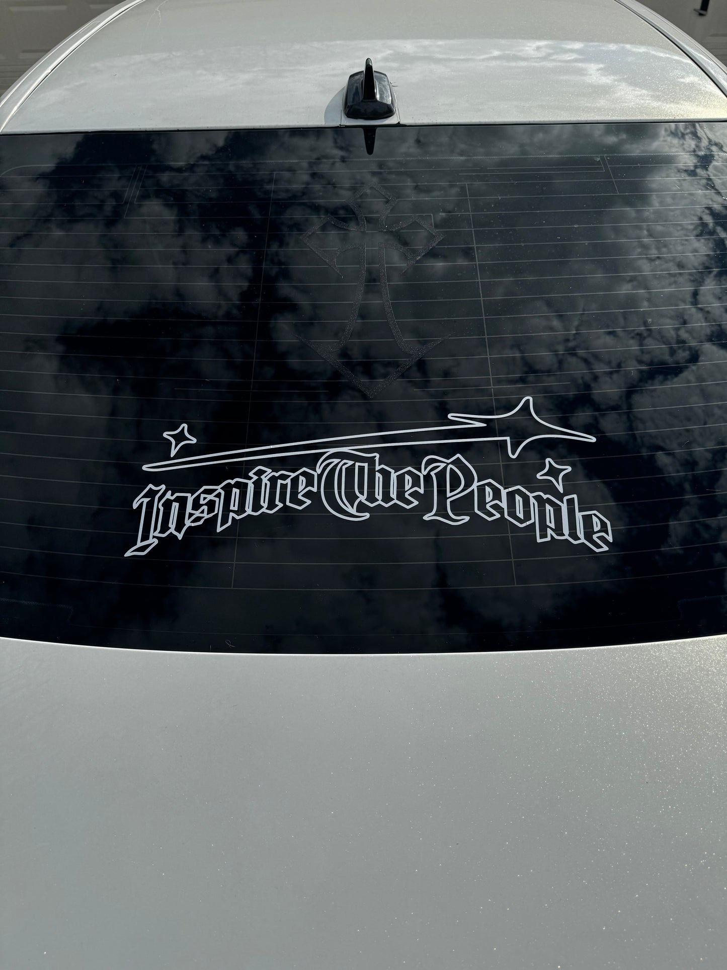 Inspire The People Car Banner Sticker