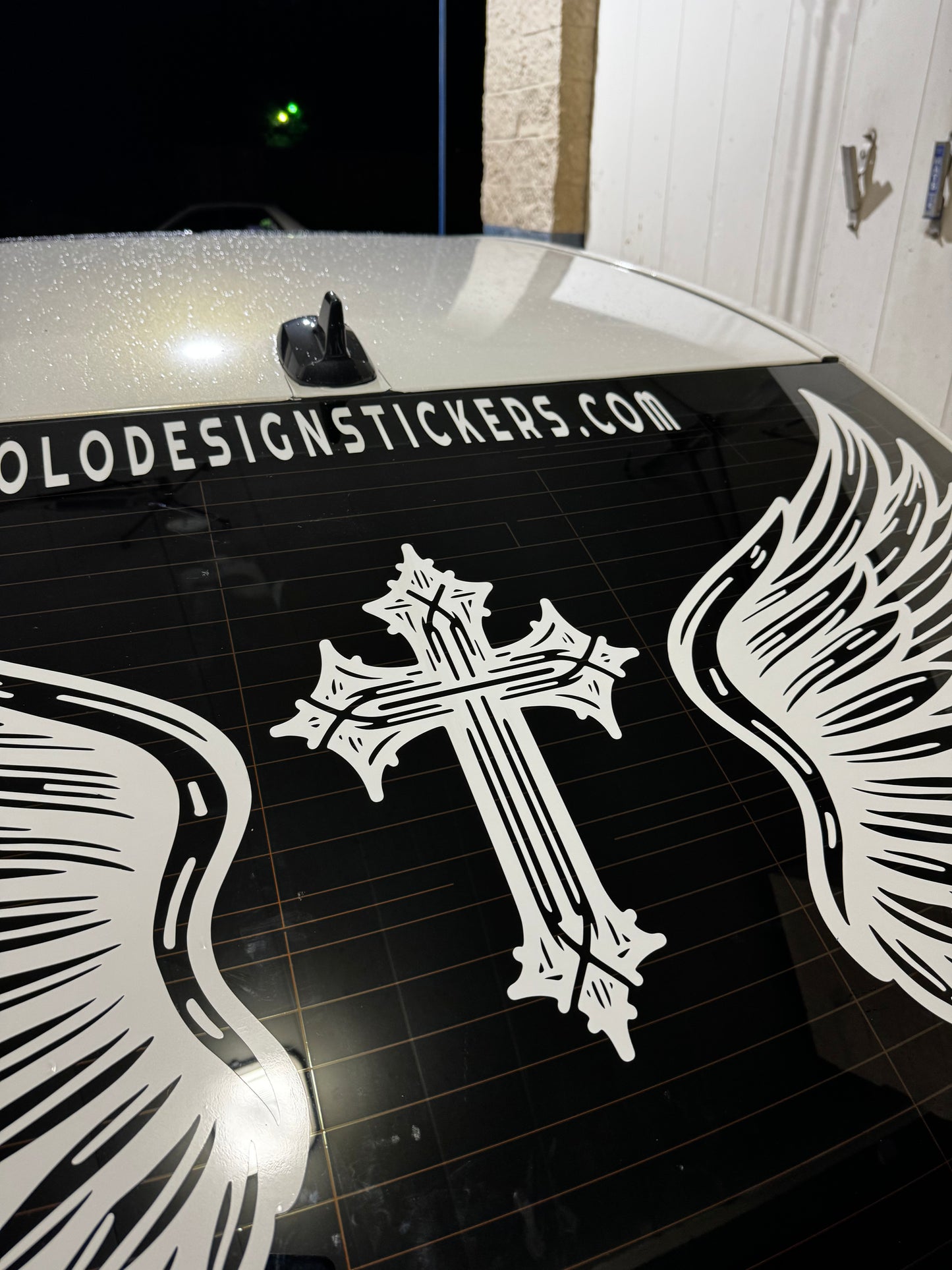 Gothic Cross Decal V4