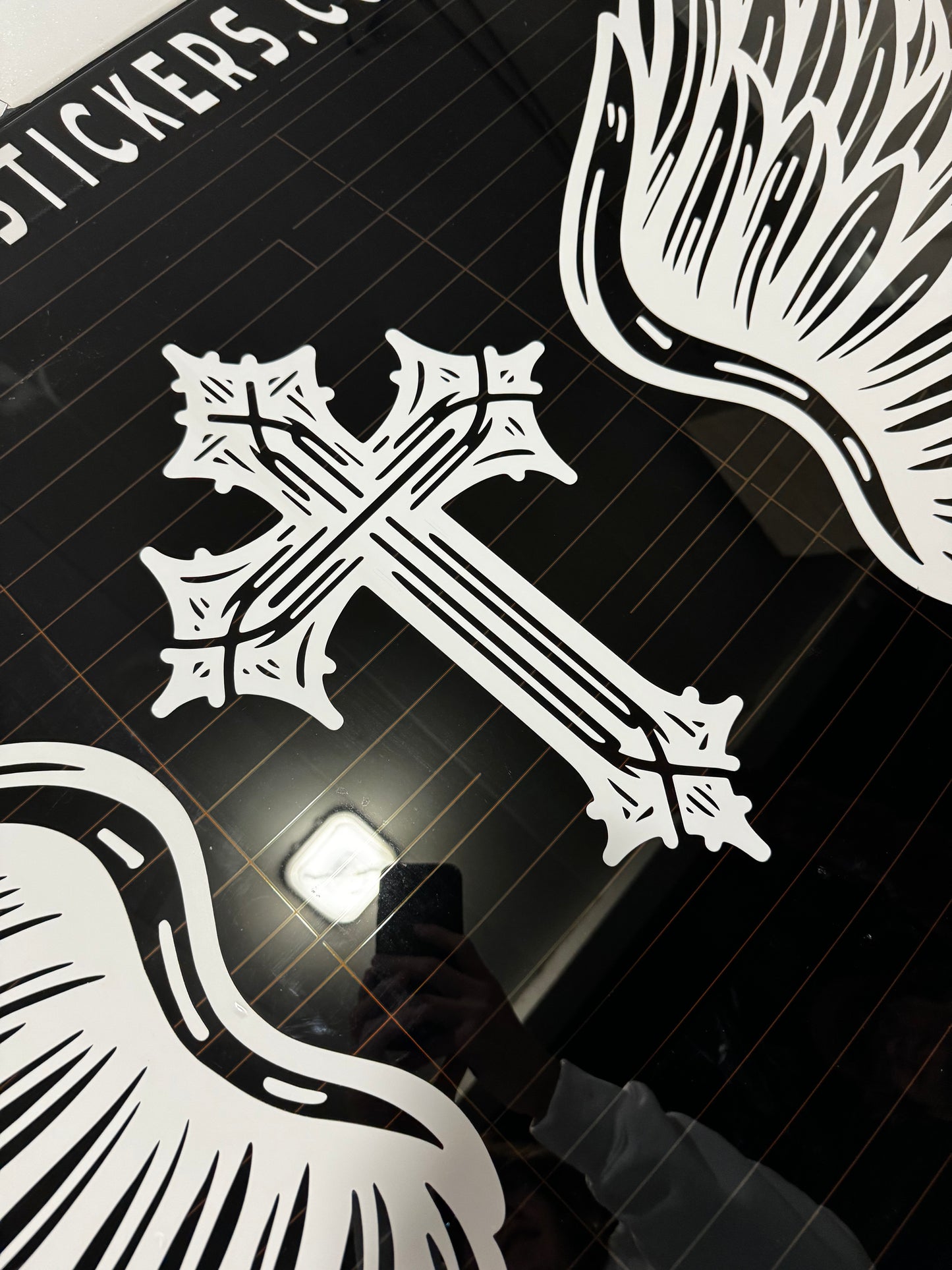 Gothic Cross Decal V4