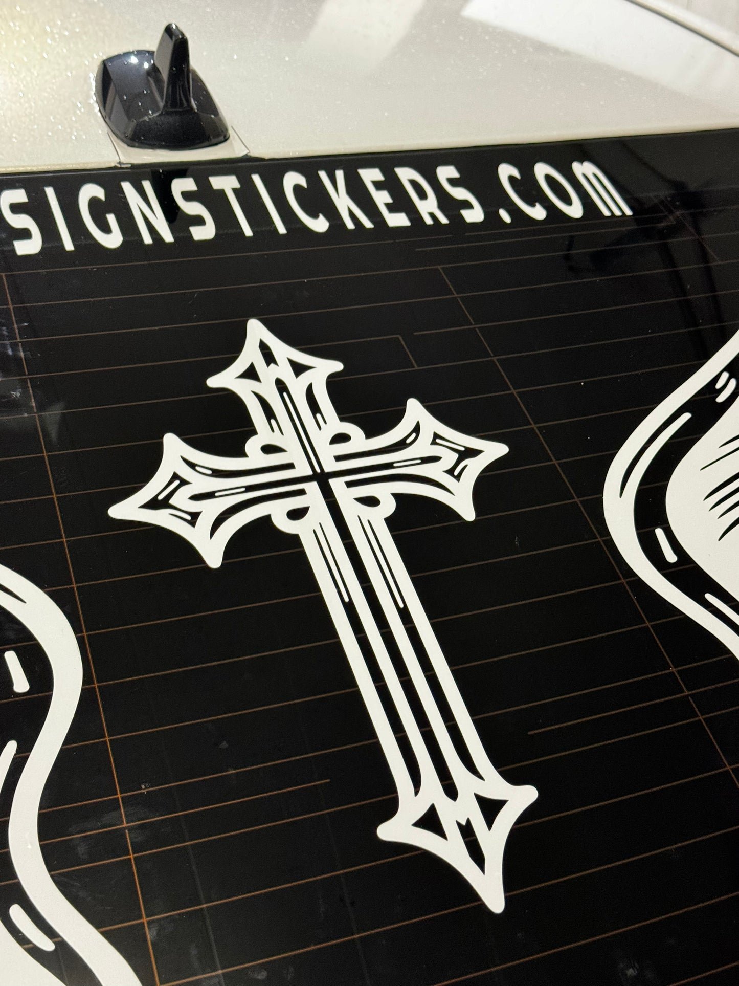 Gothic Cross Decal V3