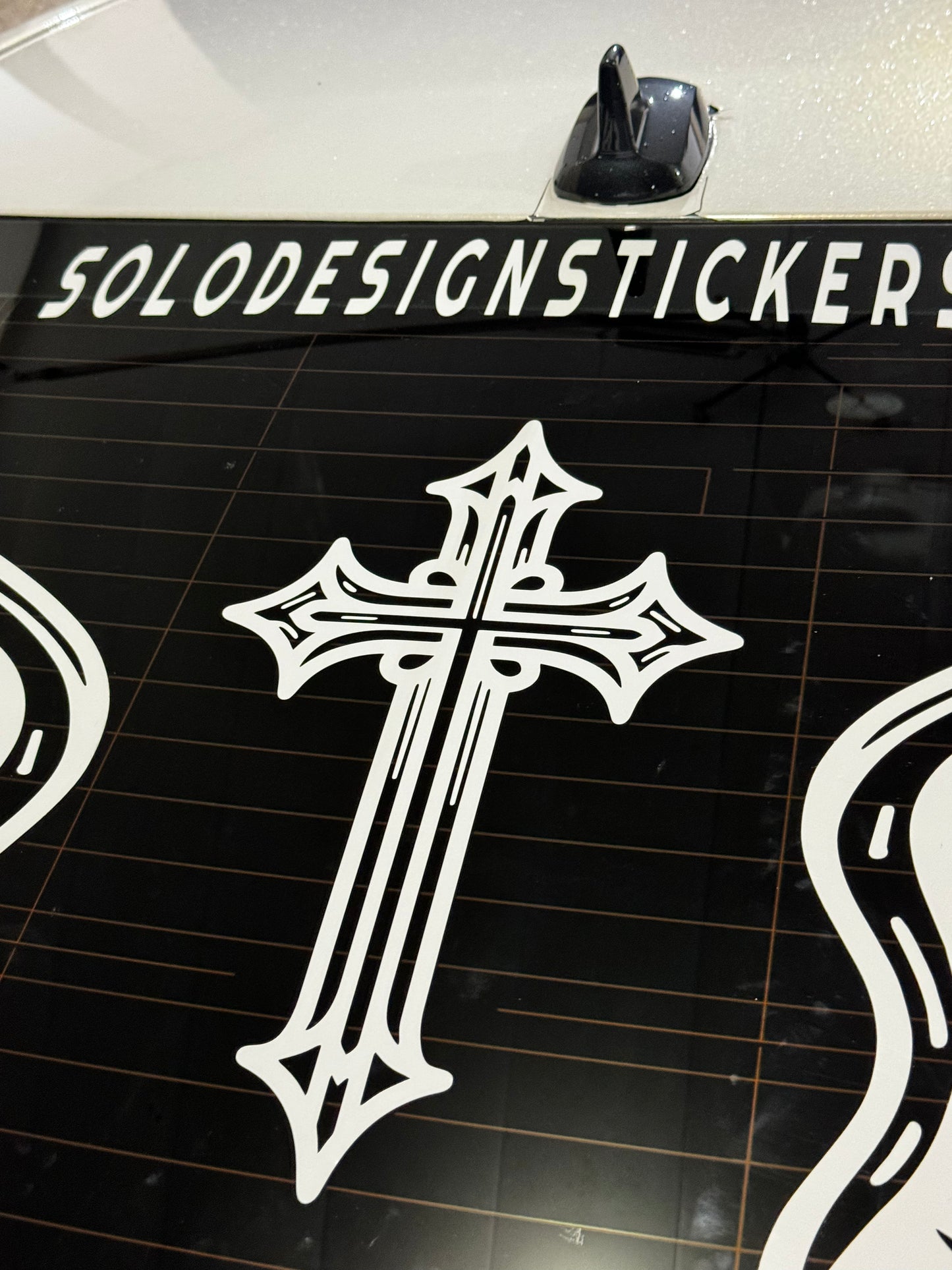 Gothic Cross Decal V3