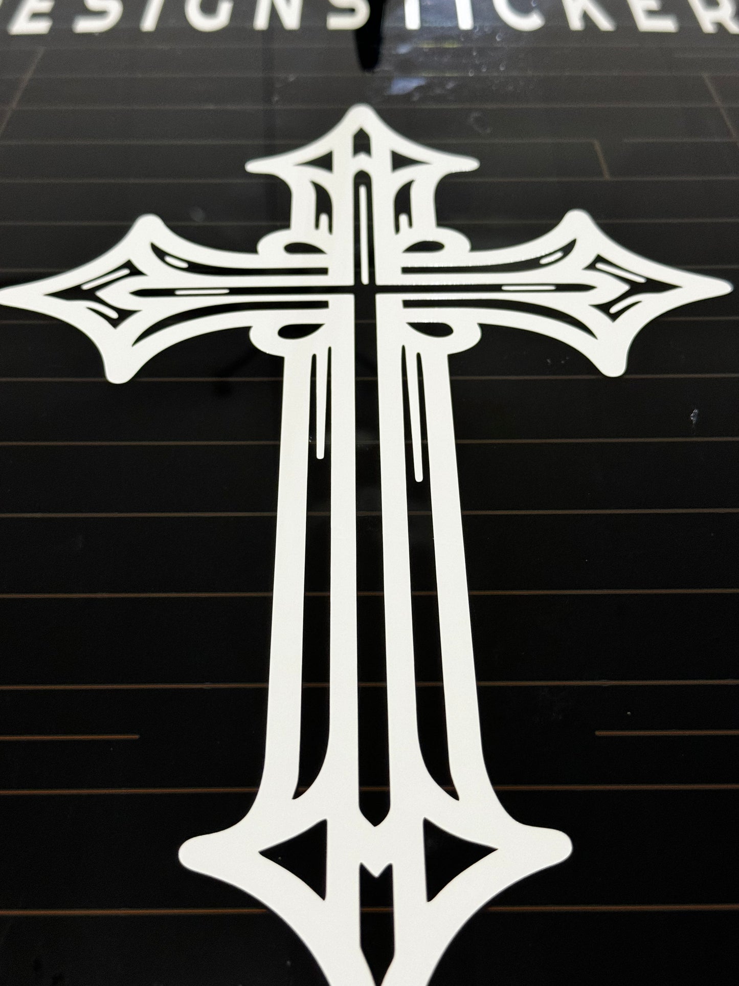 Gothic Cross Decal V3