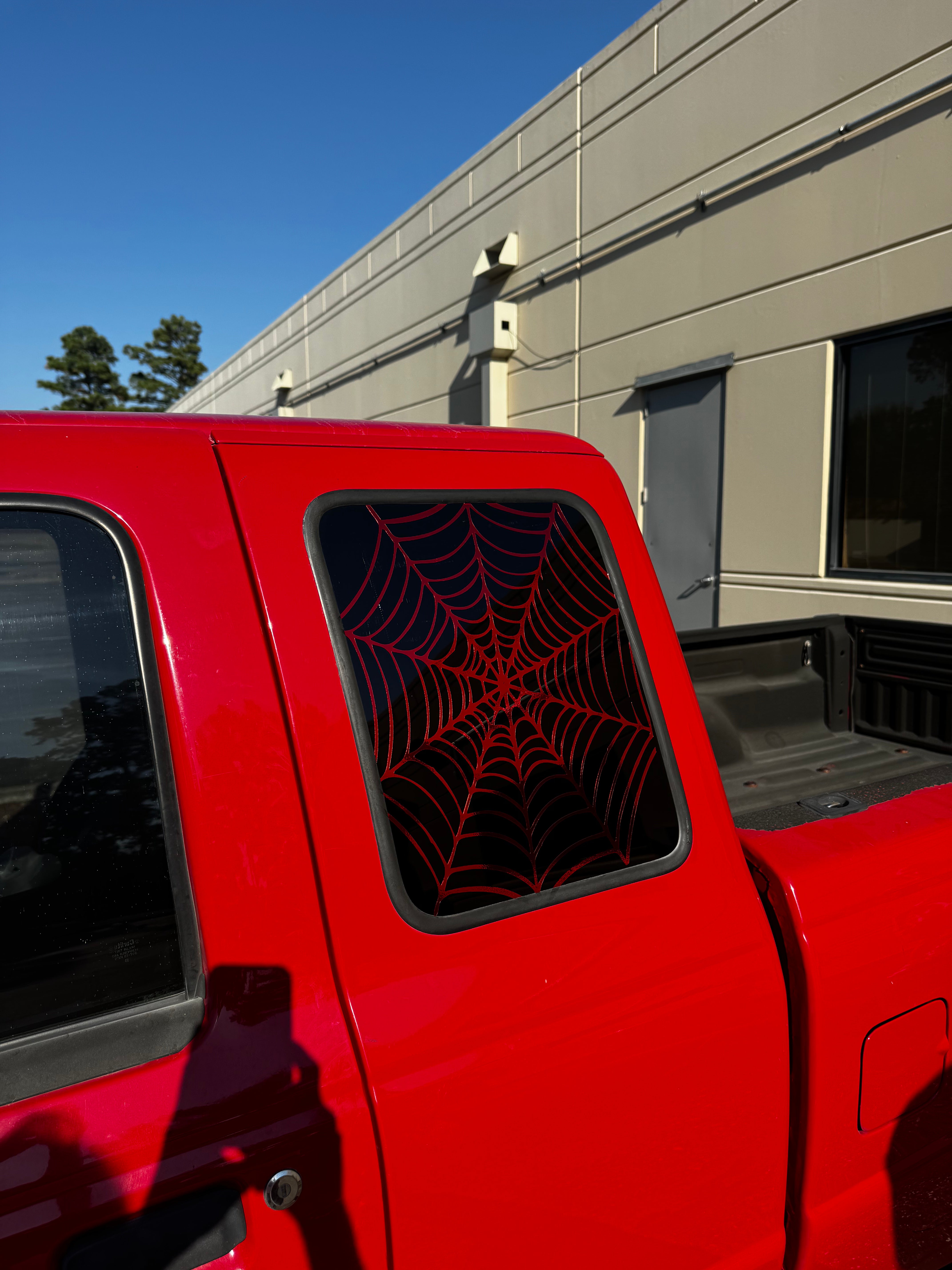 Side Window Spider Web Decals – Solo Design Stickers