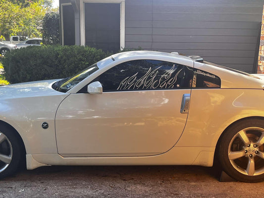 Nissan 350z Window Flames